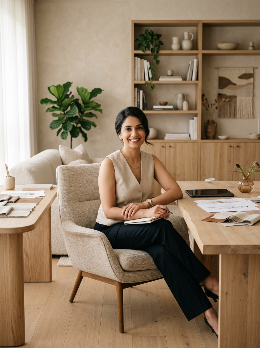 Ipsita, Founder & Principal Designer of Houzeome